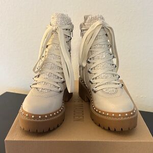 Steve Madden Ranier Bone Multi Platform Bootie